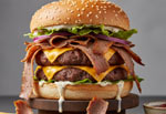 Double Doner Cheeseburger