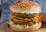 Double Veggie Burger (V)