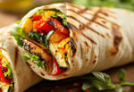 Large Vegetarian Kebab Wrap